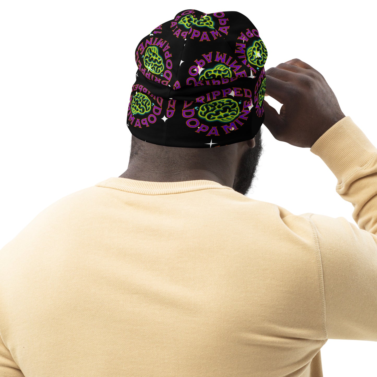 dripped dopamine logo Beanie