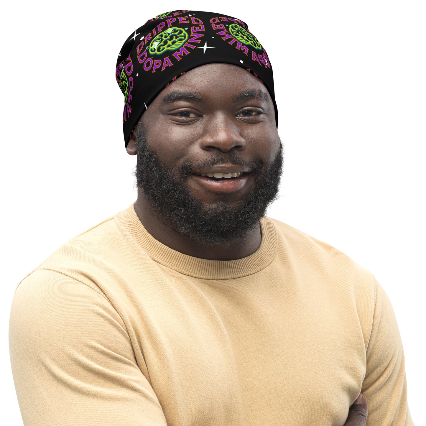 dripped dopamine logo Beanie
