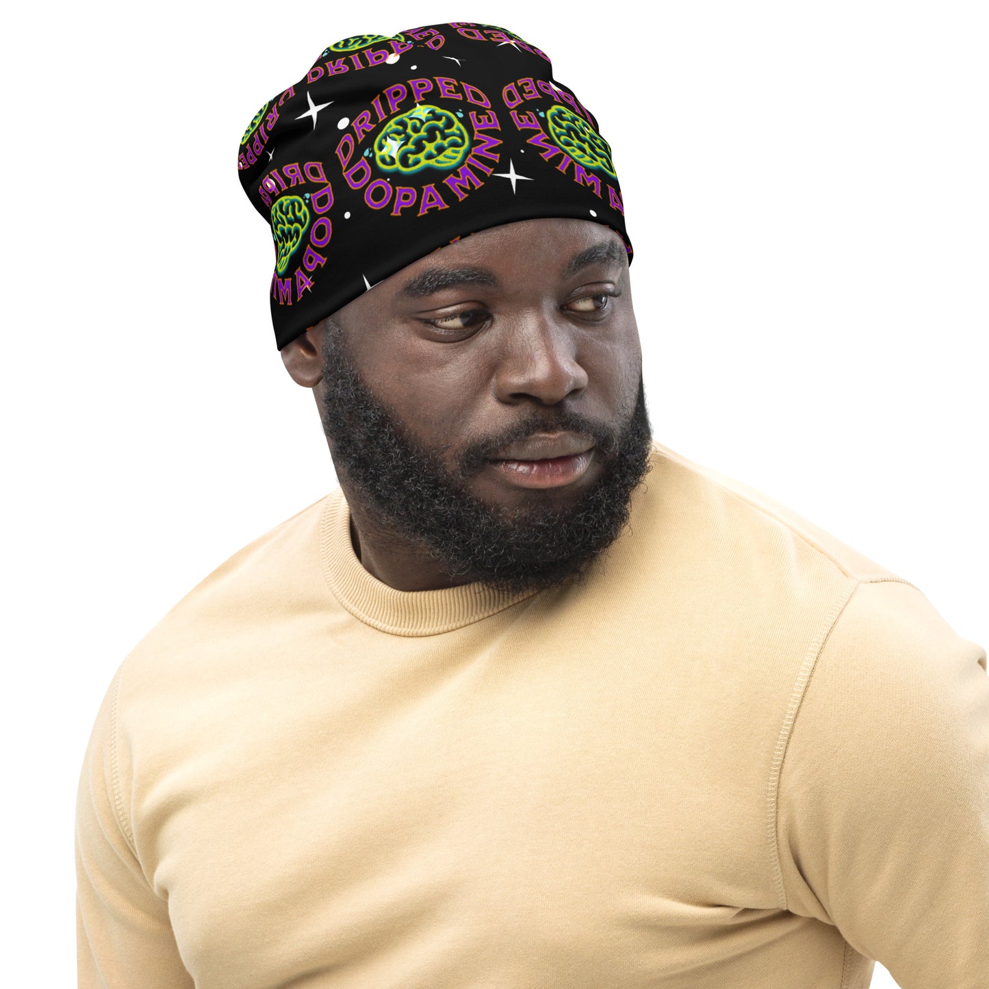 dripped dopamine logo Beanie