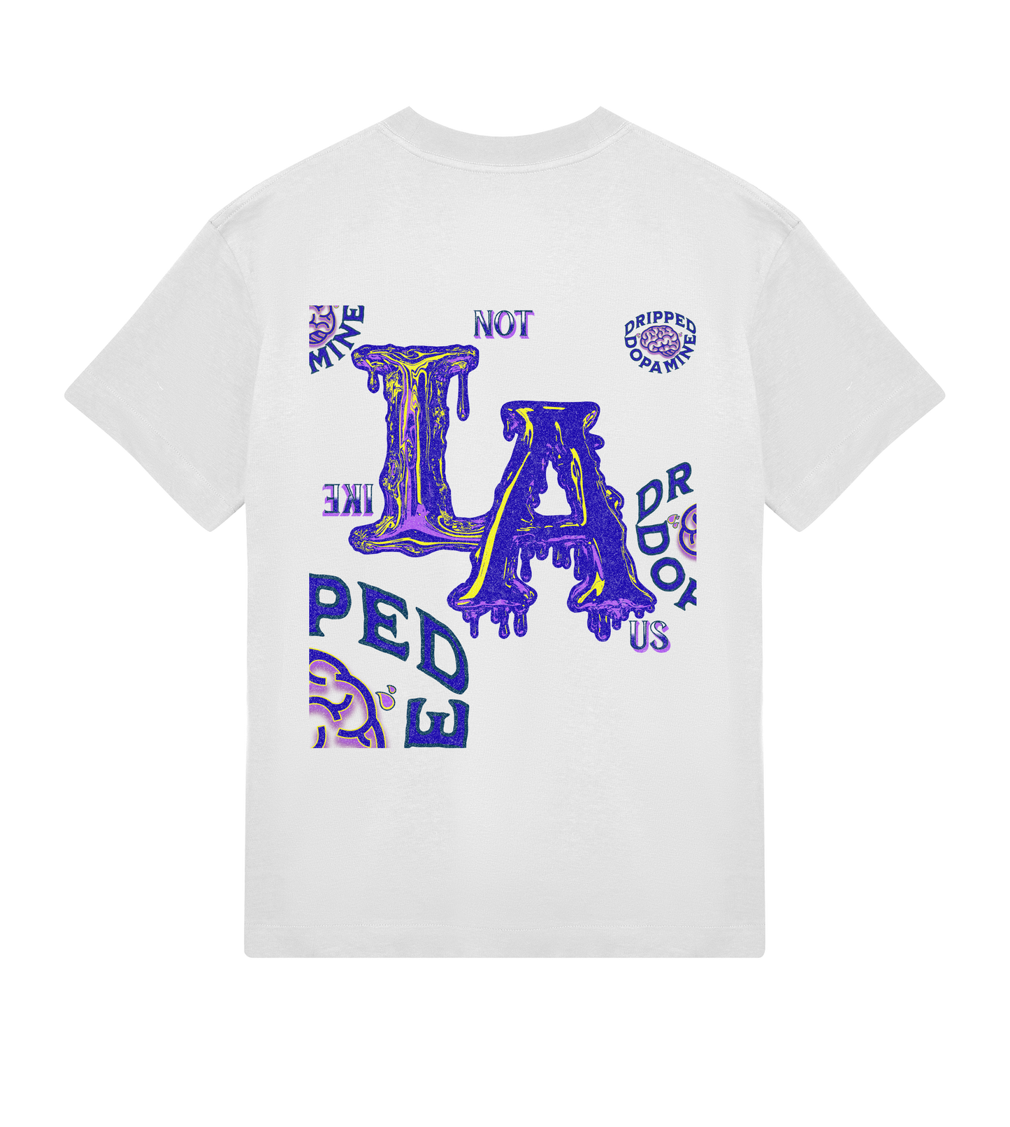 LA is team Kdot - Men's Box Tee