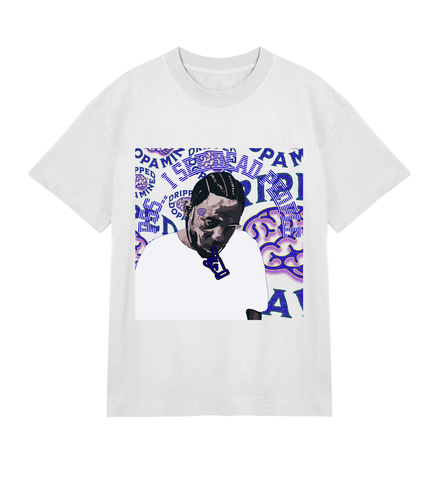 LA is team Kdot - Men's Box Tee